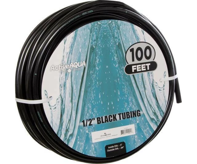 Discount 😉 Active Aqua 1/2" ID Black Tubing Planting & Watering 🎉 3 Active Aqua 1/2" ID Black Tubing Planting & Watering