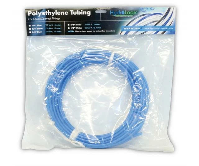 Coupon ๐ Hydro Logic 1/4" Blue Tubing, 50 Feet ๐งจ 1 Hydro Logic 1/4" Blue Tubing, 50 Feet