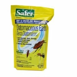 Planting & Watering Safer Diatomaceous Earth Insect Killer, 4 Lb