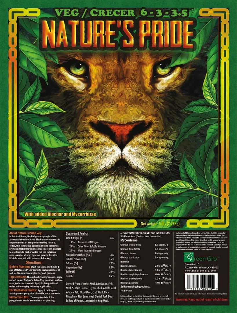 Buy ๐ GreenGro Pride Lands Fertilizer | 5 LB โจ 1 GreenGro Pride Lands Fertilizer | 5 LB