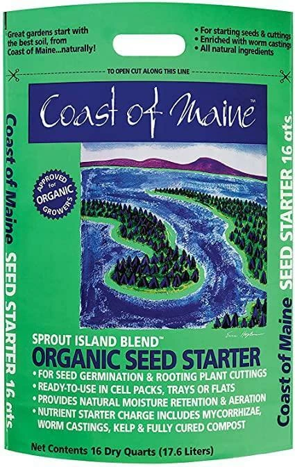 Coupon 🤩 Coast Of Maine | Organic Seed Starter Soil | 16 QT Bag 🎉 1 Coast Of Maine | Organic Seed Starter Soil | 16 QT Bag