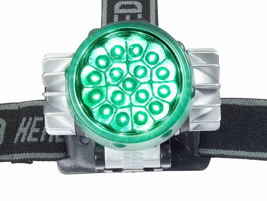 Discount ⌛ Happy Hydro Your Grow Room 17 Bulb Green LED Headlamp 🎁 1 Happy Hydro Your Grow Room 17 Bulb Green LED Headlamp