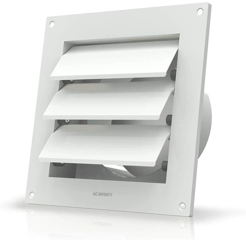 Cheapest 💯 Ventilation & CO2 AC Infinity | Wall Mount Duct Shutter | 6-Inch, White Steel 🔥 1 Ventilation & CO2 AC Infinity | Wall Mount Duct Shutter | 6-Inch, White Steel