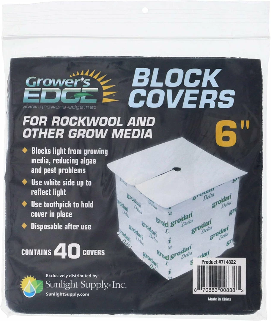 Flash Sale 🧨 Planting & Watering Grower's Edge | Block Covers | Rockwool & Grow Media ❤️ 2 Planting & Watering Grower's Edge | Block Covers | Rockwool & Grow Media