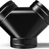 Ventilation & CO2 AC Infinity | Steel 3-Way Duct Splitter | 6 Inch