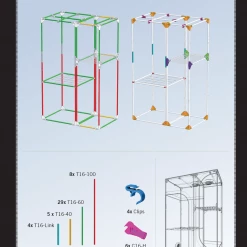 Outlet ๐งจ Your Grow Room Secret Jardin Lodge 160 V4.0 (5 1/4' X 4' X 6 2/3') ๐ 18 Your Grow Room Secret Jardin Lodge 160 V4.0 (5 1/4' X 4' X 6 2/3')