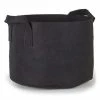 Happy Hydro 15-Gallon Fabric Pots W/Handles (5-Pack) Black 14.5H X 17D