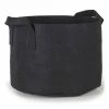 Happy Hydro Planting & Watering 25-Gallon Fabric Pots W/Handles (5-Pack) Black 16.5H X 21D