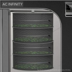AC Infinity | Hanging Dry Herb Rack | 24 Inch Diameter, Six Tier Harvest & Essentials