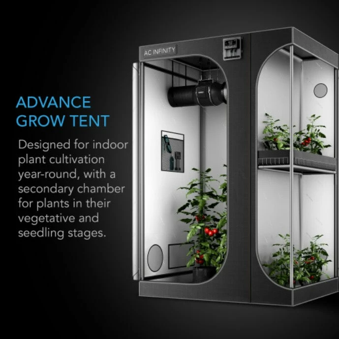 Deals โญ AC Infinity | 2-IN-1 Advanced Grow Tent 4000D Mylar | 5โ X 4โ X 6โ8" Tents & Climate ๐ 2 AC Infinity | 2-IN-1 Advanced Grow Tent 4000D Mylar | 5โ X 4โ X 6โ8" Tents & Climate