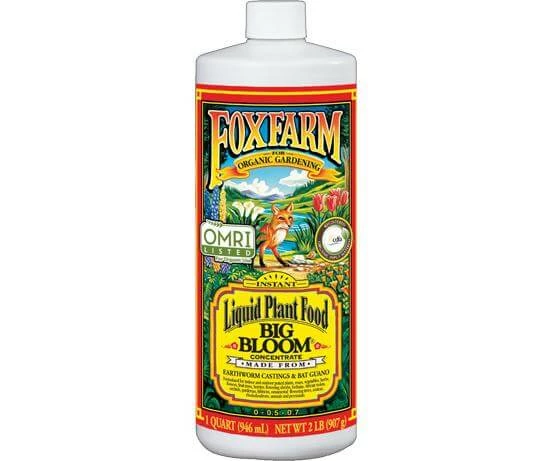 Flash Sale ๐ฅฐ FoxFarm Big Bloom Liquid Concentrate, 1 Qt Planting & Watering ๐งจ 1 FoxFarm Big Bloom Liquid Concentrate, 1 Qt Planting & Watering