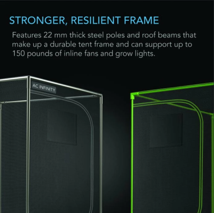Deals โญ AC Infinity | 2-IN-1 Advanced Grow Tent 4000D Mylar | 5โ X 4โ X 6โ8" Tents & Climate ๐ 3 AC Infinity | 2-IN-1 Advanced Grow Tent 4000D Mylar | 5โ X 4โ X 6โ8" Tents & Climate