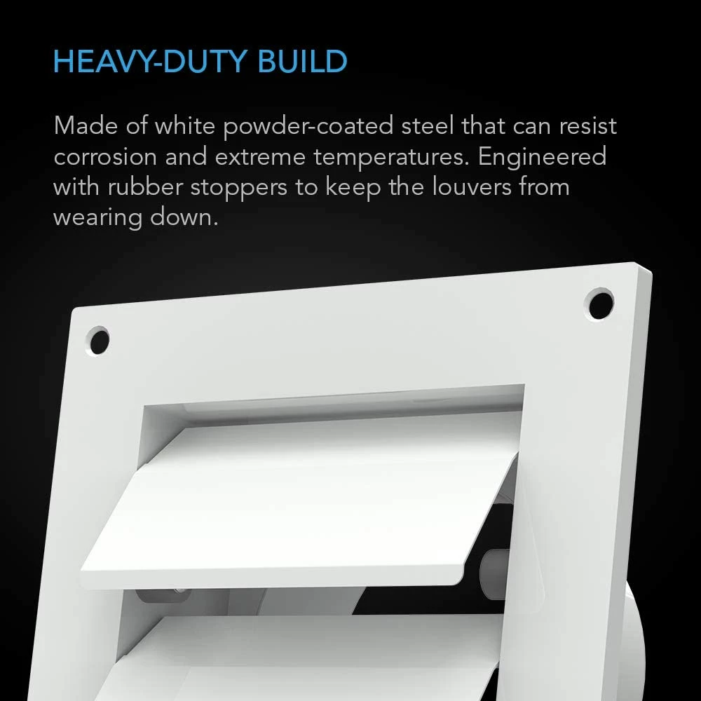 Cheapest 💯 Ventilation & CO2 AC Infinity | Wall Mount Duct Shutter | 6-Inch, White Steel 🔥 3 Ventilation & CO2 AC Infinity | Wall Mount Duct Shutter | 6-Inch, White Steel