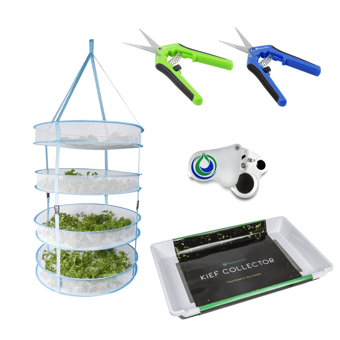 New 🌟 Harvest & Essentials Happy Hydro | 'Trim-Jail' Kit | Kief Collector | 4-Tier Drying Rack 💯 1 Harvest & Essentials Happy Hydro | 'Trim-Jail' Kit | Kief Collector | 4-Tier Drying Rack