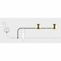 Blumat Distribution Dripper With End Cap (Plug)