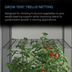 New ✨ Planting & Watering AC Infinity | Grow Tent Trellis Flex Netting | 4' X 4' ✔️ 8 Planting & Watering AC Infinity | Grow Tent Trellis Flex Netting | 4' X 4'