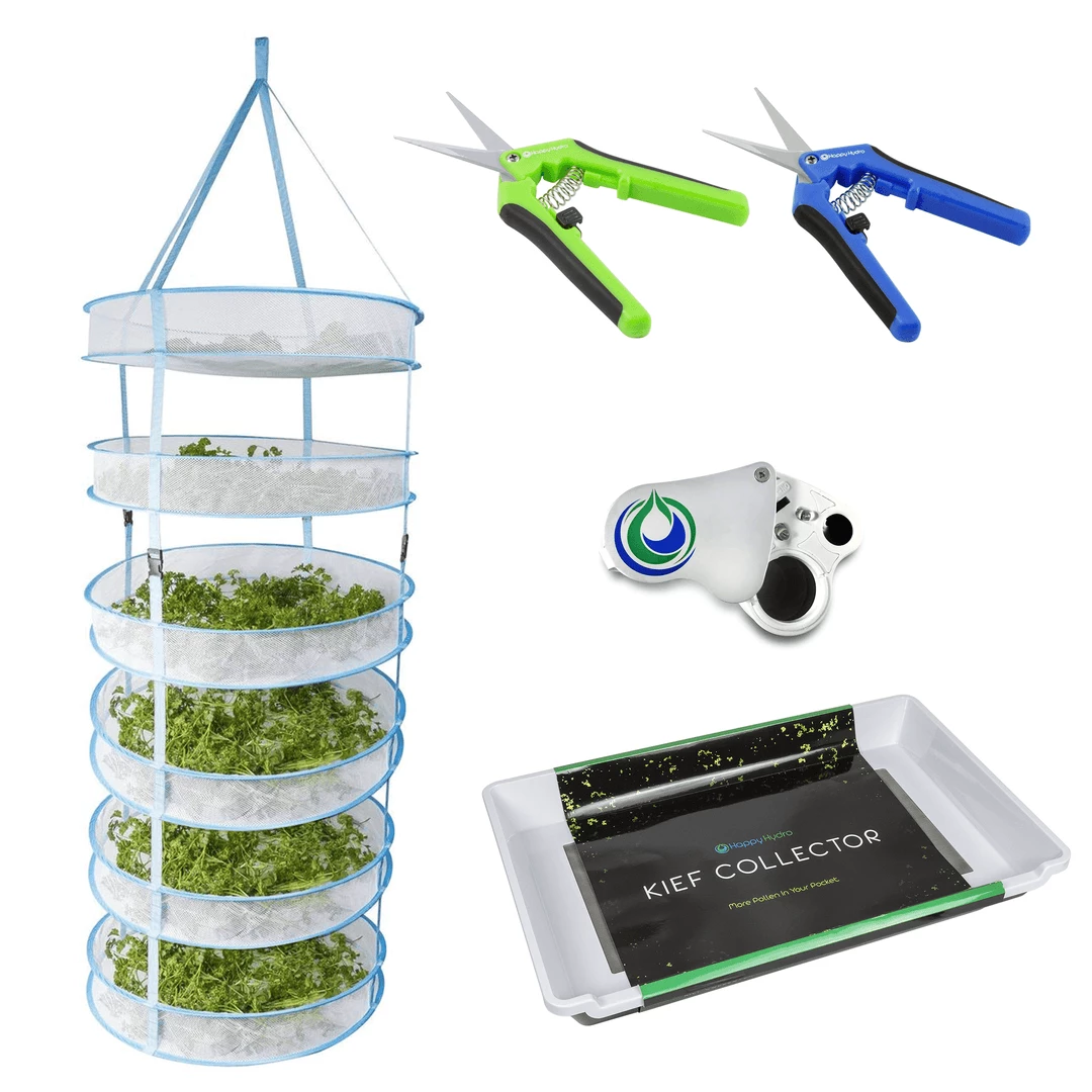 Cheapest โญ Happy Hydro | 'Trim-Jail' Kit | Kief Collector | 6-Tier Drying Rack ๐งจ 1 Happy Hydro | 'Trim-Jail' Kit | Kief Collector | 6-Tier Drying Rack