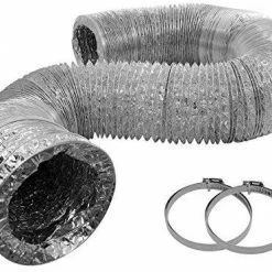 Discount 😉 Happy Hydro 4 Inch Flex Duct 25ft Long Includes 2 Worm Gear Clamps For HVAC, Grow Room, And Greenhouse Ventilation ⌛ 13 Happy Hydro 4 Inch Flex Duct 25ft Long Includes 2 Worm Gear Clamps For HVAC, Grow Room, And Greenhouse Ventilation