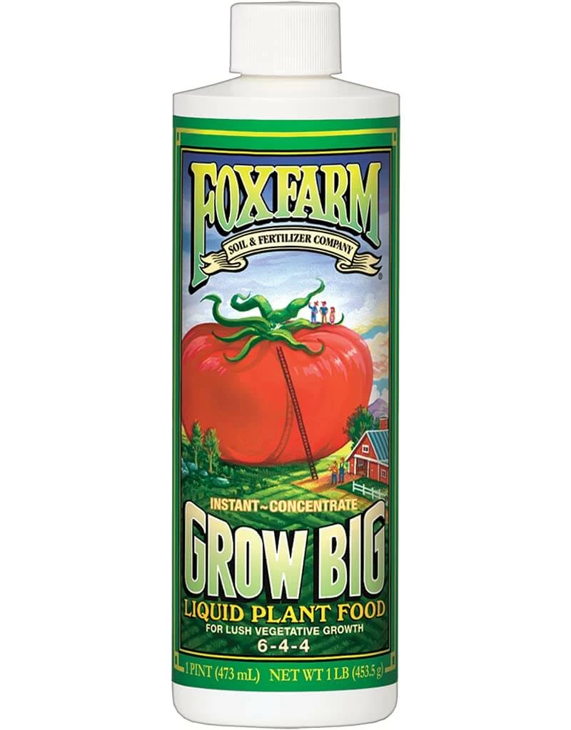Wholesale 👏 FoxFarm Grow Big® Liquid Concentrate, 1 Qt 🧨 1 FoxFarm Grow Big® Liquid Concentrate, 1 Qt