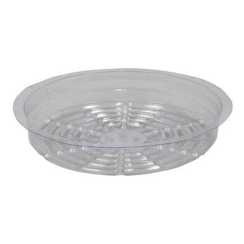 Cheapest 🎉 Happy Hydro Planting & Watering 10 Inch Clear Plastic Saucers - 25 Pack 👏 1 Happy Hydro Planting & Watering 10 Inch Clear Plastic Saucers - 25 Pack