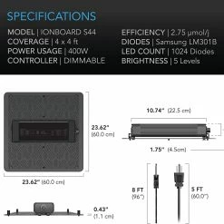 Cheapest ๐ AC Infinity | Ionboard S44 Full Spectrum Grow Light | 400W | 4โ X 4โ Grow Lights ๐งจ 13 AC Infinity | Ionboard S44 Full Spectrum Grow Light | 400W | 4โ X 4โ Grow Lights