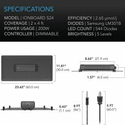 Coupon ๐งจ AC Infinity | Ionboard S24 Full Spectrum Grow Light | 200W | 2โ X 4โ Grow Lights ๐งจ 13 AC Infinity | Ionboard S24 Full Spectrum Grow Light | 200W | 2โ X 4โ Grow Lights