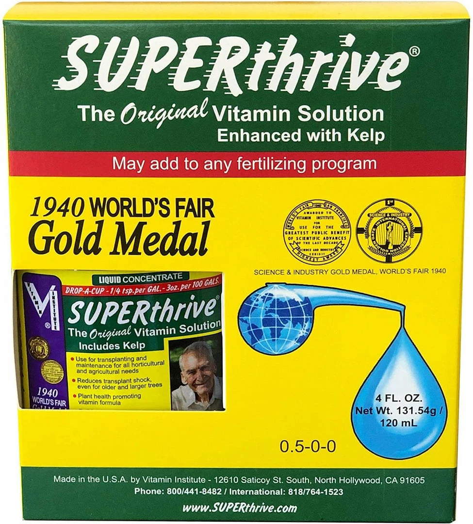 Wholesale ❤️ Planting & Watering SUPERthrive | Vitamin Nutrient Supplement | 4 Oz 🎁 3 Planting & Watering SUPERthrive | Vitamin Nutrient Supplement | 4 Oz