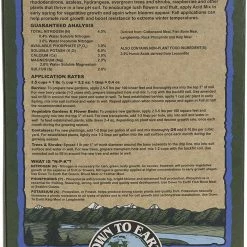 Planting & Watering Down To Earth Acid Mix - 5 Lb