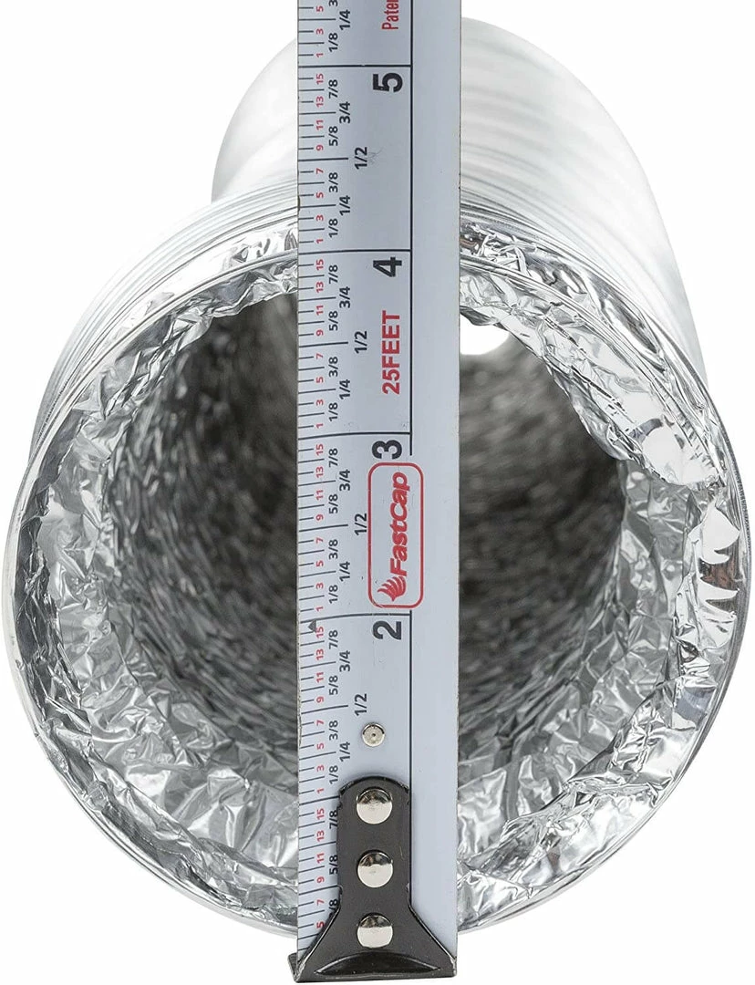 Discount 😉 Happy Hydro 4 Inch Flex Duct 25ft Long Includes 2 Worm Gear Clamps For HVAC, Grow Room, And Greenhouse Ventilation ⌛ 2 Happy Hydro 4 Inch Flex Duct 25ft Long Includes 2 Worm Gear Clamps For HVAC, Grow Room, And Greenhouse Ventilation