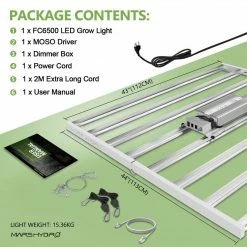 Brand new ๐ฅฐ Mars Hydro | FC 6500 LED GROW LIGHT | 730W | 5โ X 5โ ๐ 17 Mars Hydro | FC 6500 LED GROW LIGHT | 730W | 5โ X 5โ