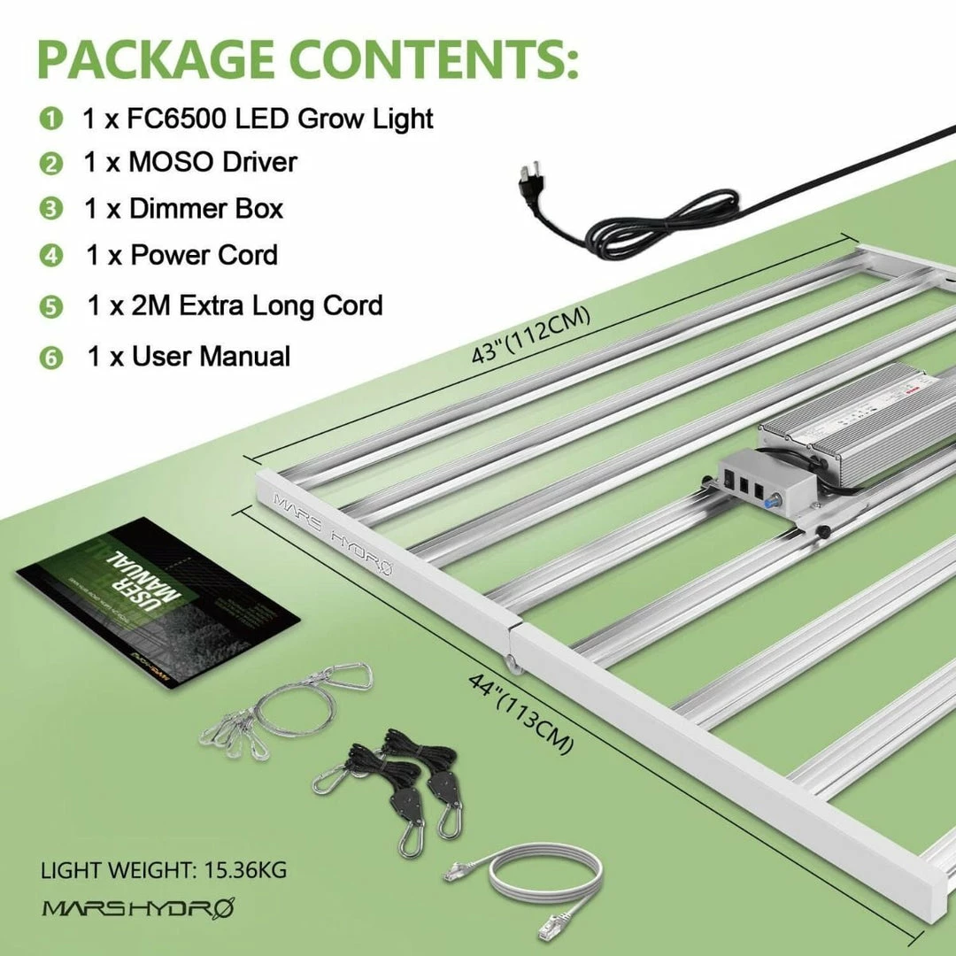 Brand new ๐ฅฐ Mars Hydro | FC 6500 LED GROW LIGHT | 730W | 5โ X 5โ ๐ 8 Mars Hydro | FC 6500 LED GROW LIGHT | 730W | 5โ X 5โ