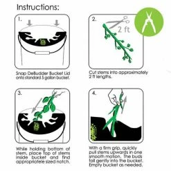 New ๐ Happy Hydro Harvest & Essentials DeBudder Bucket Lid โจ 5 Happy Hydro Harvest & Essentials DeBudder Bucket Lid