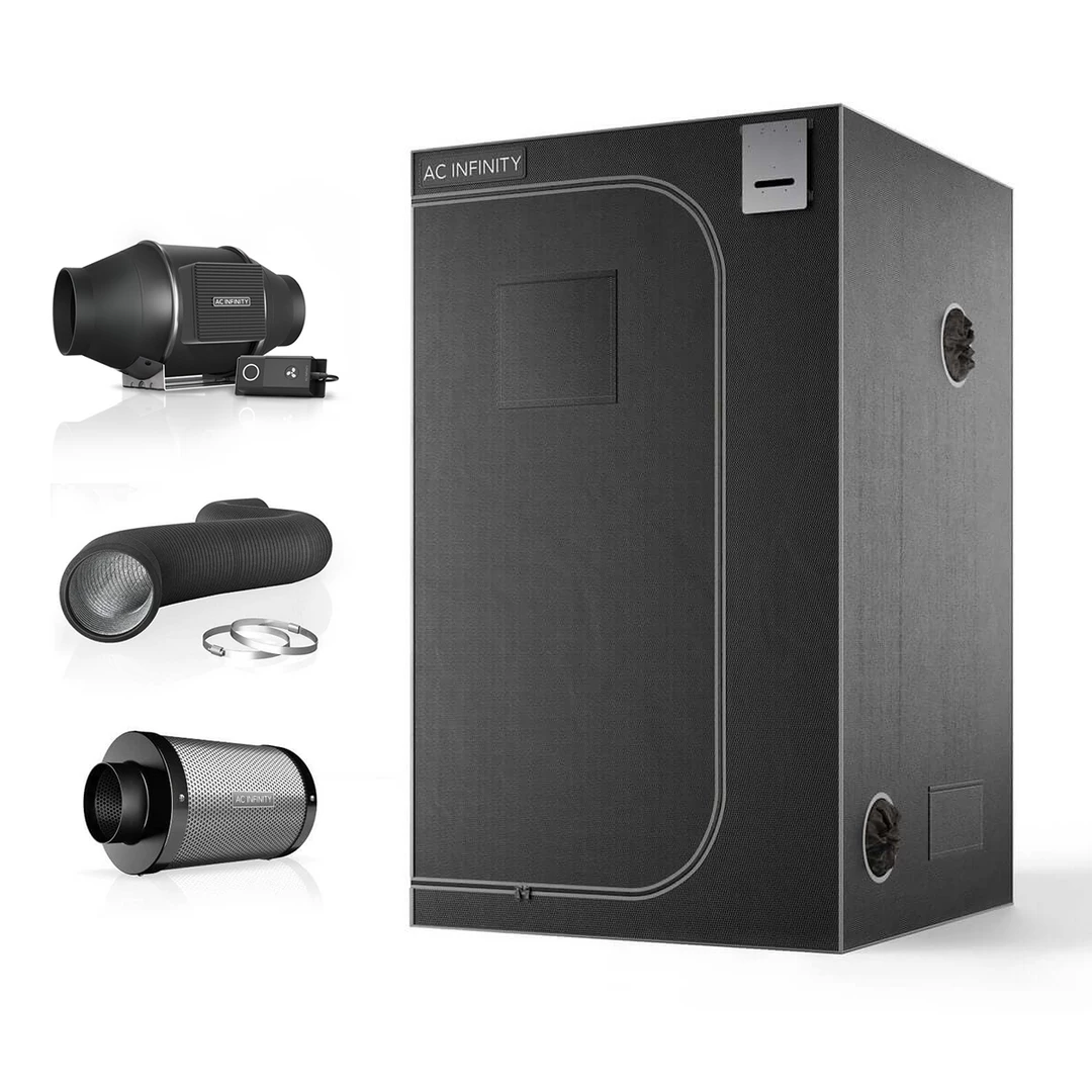 Outlet 👍 AC Infinity Tent & Ventilation Kit | 4’ X 4’ Grow Tent Kits ❤️ 1 AC Infinity Tent & Ventilation Kit | 4’ X 4’ Grow Tent Kits