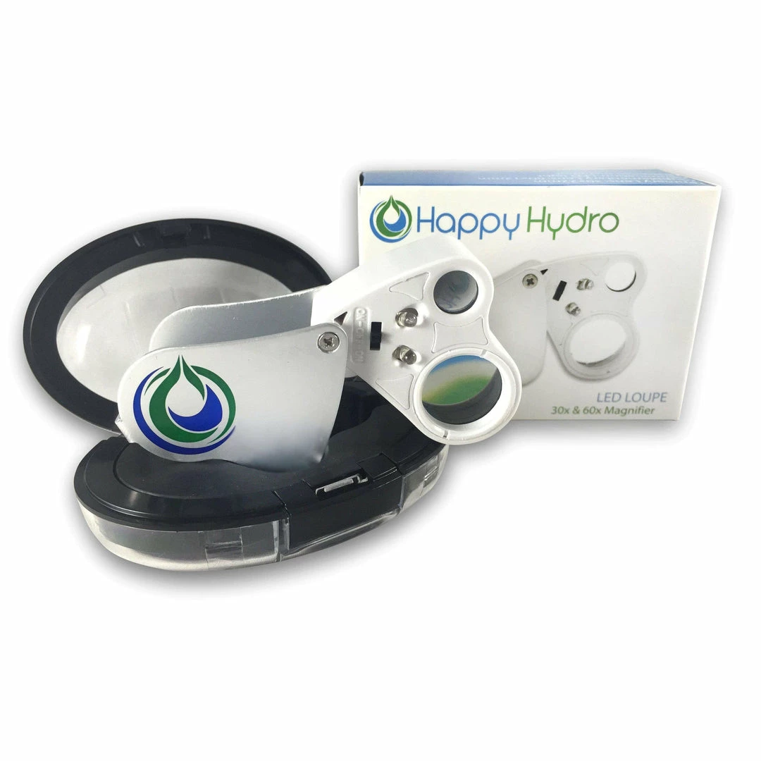 Outlet 🎁 Happy Hydro Harvest & Essentials LED Magnifying Loupe With Light (30x & 60x Zoom) 🔔 2 Happy Hydro Harvest & Essentials LED Magnifying Loupe With Light (30x & 60x Zoom)