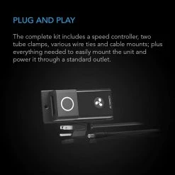 AC Infinity Your Grow Room Cloudline S4 Inline Duct Fan W/ Adjustable Speed Controller – 4 Inch