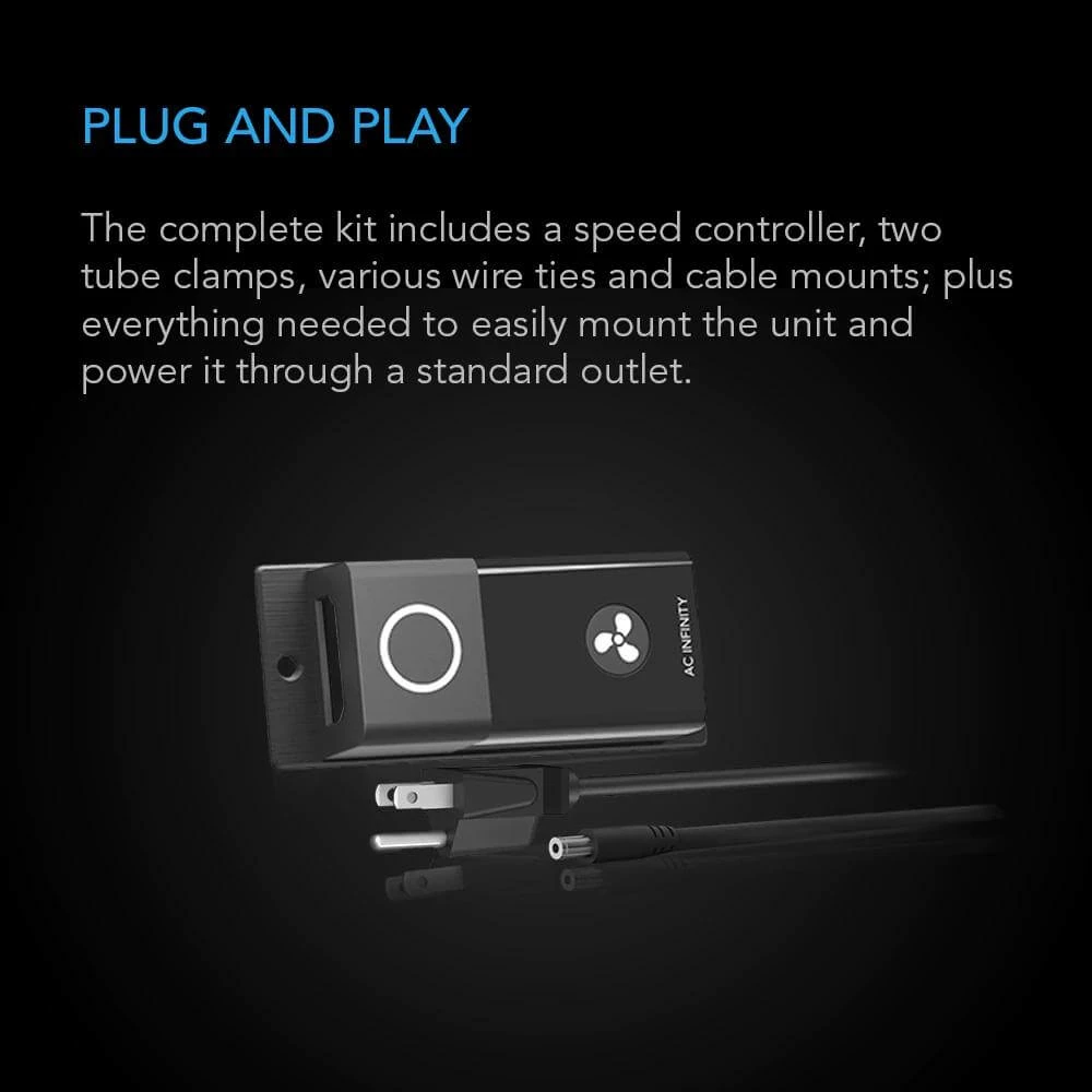 Best Sale ๐ AC Infinity Cloudline S6 Inline Duct Fan W/ Adjustable Speed Controller โ 6 Inch ๐ 6 AC Infinity Cloudline S6 Inline Duct Fan W/ Adjustable Speed Controller โ 6 Inch