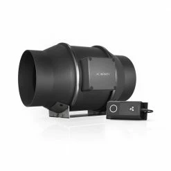 AC Infinity Cloudline S6 Inline Duct Fan W/ Adjustable Speed Controller – 6 Inch