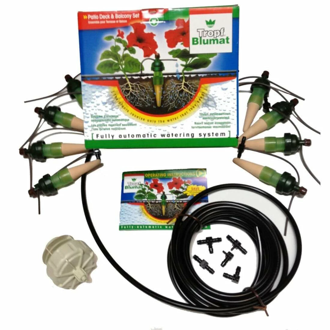 Cheapest 👍 Blumat Small Pressure/Hose Kit - Automatic Irrigation For Up To 8 Plants Planting & Watering ✔️ 1 Blumat Small Pressure/Hose Kit - Automatic Irrigation For Up To 8 Plants Planting & Watering