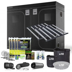 Happy Hydro Grow Tent Kits Complete Grow Tent Kit | 2x Grower's Choice ROI-E680S LED | 4’ X 8’