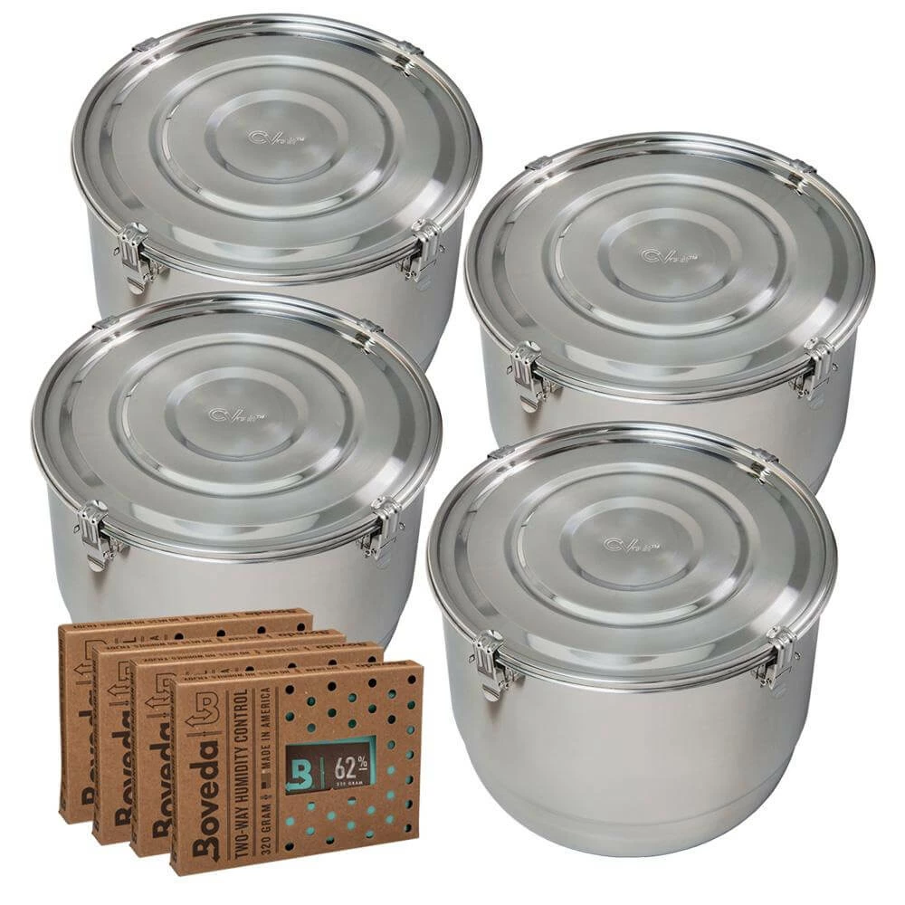 Top 10 ⭐ FreshStor® CVault Bud Storage | 21 Liter | 4 Pack Harvesting Supplies 🧨 1 FreshStor® CVault Bud Storage | 21 Liter | 4 Pack Harvesting Supplies