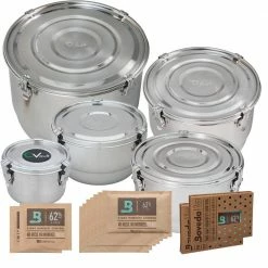 FreshStor® Harvest & Essentials CVault Bud Storage | Big Home Grow Combo Kit