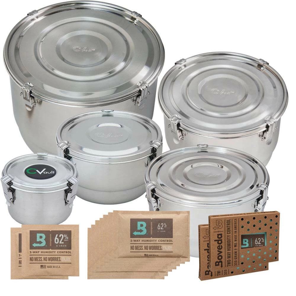 Flash Sale 🛒 FreshStor® Harvest & Essentials CVault Bud Storage | Big Home Grow Combo Kit 🥰 1 FreshStor® Harvest & Essentials CVault Bud Storage | Big Home Grow Combo Kit