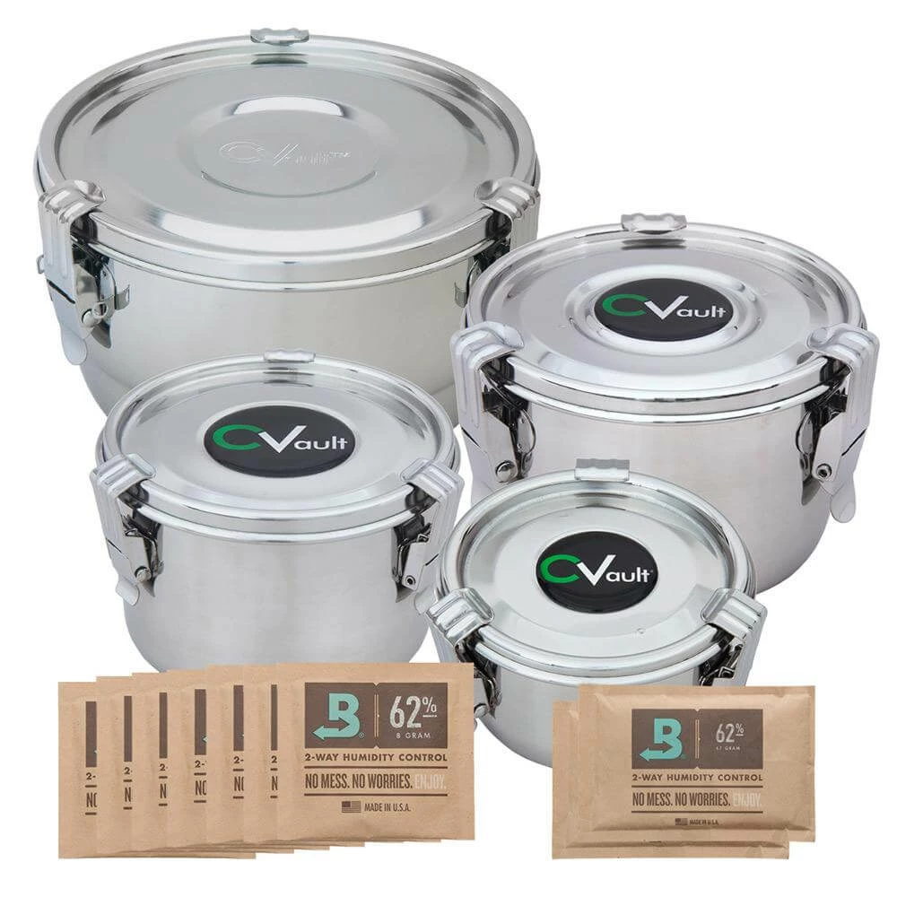Promo 💯 FreshStor® CVault Bud Storage | Small Home Grow Combo Kit ⌛ 1 FreshStor® CVault Bud Storage | Small Home Grow Combo Kit