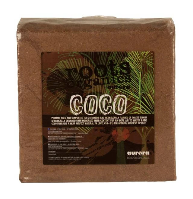 Wholesale ⭐ Planting & Watering Roots Organics | Compressed Coco Fiber 12"x12" ⭐ 1 Planting & Watering Roots Organics | Compressed Coco Fiber 12"x12"