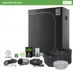 Happy Hydro 'The Essentials Plus' | AC Infinity Tent & Ventilation | 2' X 4' Grow Tent Kits