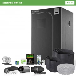 Happy Hydro Grow Tent Kits 'The Essentials Plus' | AC Infinity Tent & 6" Ventilation | 4' X 4'