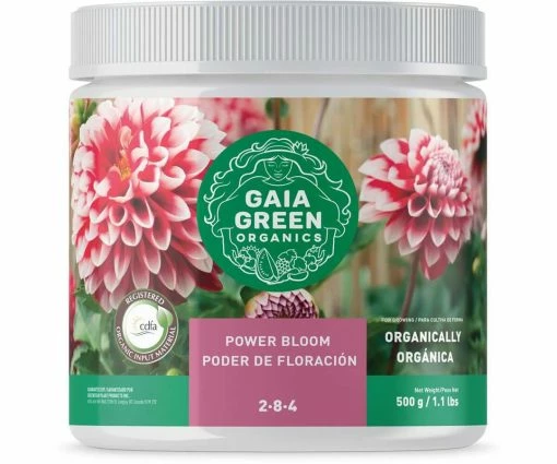 Gaia Green | Power Bloom Fertilizer | 2-8-4 Planting & Watering