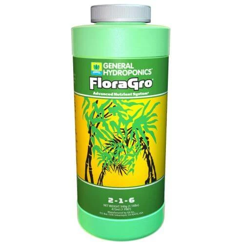 Wholesale ⌛ General Hydroponics Planting & Watering GH Flora Gro Pint 🛒 1 General Hydroponics Planting & Watering GH Flora Gro Pint