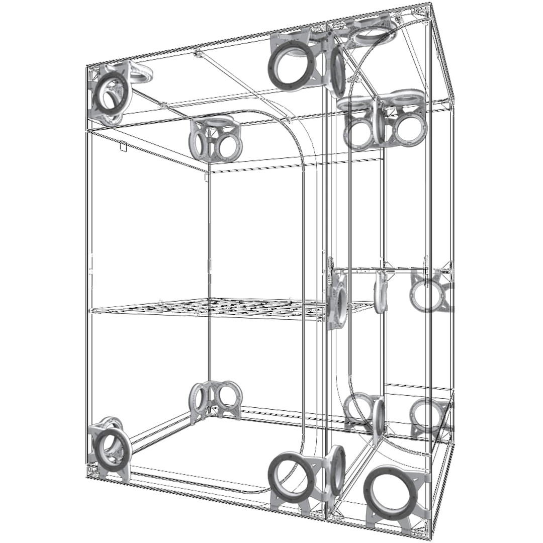 Outlet ๐งจ Your Grow Room Secret Jardin Lodge 160 V4.0 (5 1/4' X 4' X 6 2/3') ๐ 10 Your Grow Room Secret Jardin Lodge 160 V4.0 (5 1/4' X 4' X 6 2/3')
