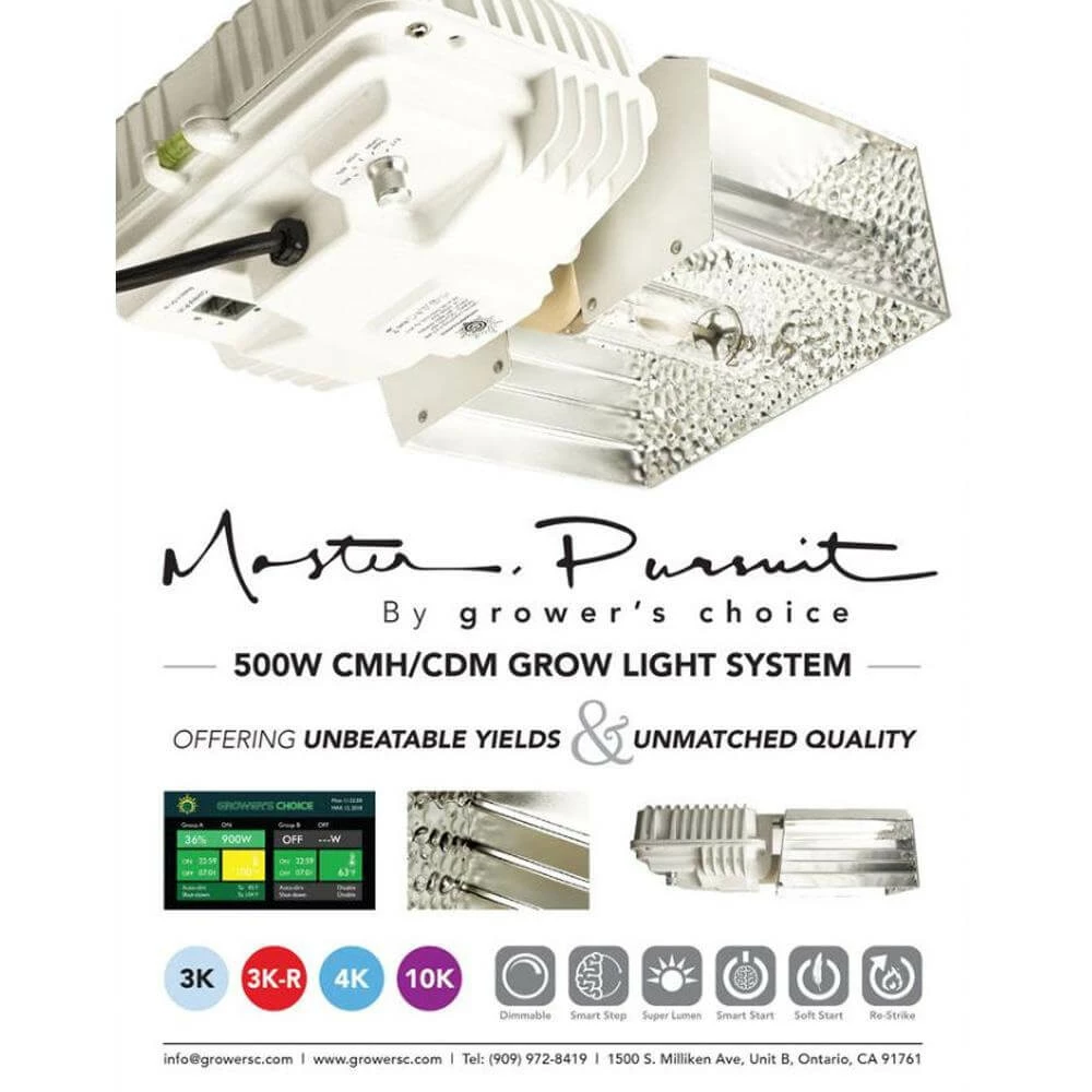 Cheap ✨ Growers Choice Master Pursuit 500W CMH Grow Light Your Grow Room 🎁 5 Growers Choice Master Pursuit 500W CMH Grow Light Your Grow Room